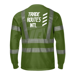 ชุดคอลูกเรือแบบติดกระดุมเสื้อทำจากโพลีเอสเตอร์สะท้อนแสงสำหรับงานอุตสาหกรรมโลโก้แบบออกแบบได้ตามต้องการ - Product Image 3