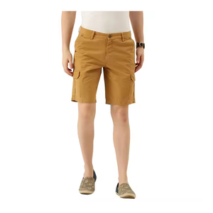 Short Cargo en Coton à Motif Solide pour Homme avec Multi-Poches Vente en Gros Coupe Ample pour la Randonnée Tactique en Plein Air, Travail et Usage Quotidien - Product Image 1
