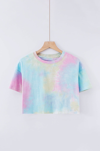Camisetas Tie Dye Personalizadas para Mujer, Uso Casual, Tejido de Punto, Antiarrugas, Transpirables, Venta al Por Mayor - Product Image 6