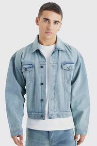 Por encargo de alta calidad de los hombres chaqueta de mezclilla de moda al por mayor de diseño personalizado chaqueta de mezclilla para los hombres - Product Image 5