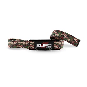 Adjustable Durable Camouflage Weightlifting Straps Strong Cotton Web Grip Wrist Support Custom Logo for Heavy Lifts Training - Product Image 3