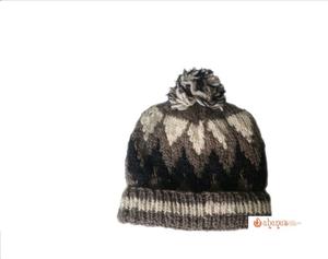 Gorro de Invierno de Lana 100% de Nepal, Unisex, Personalizable, Tejido, para Adultos, con Tela Común para Viajes - Product Image 1