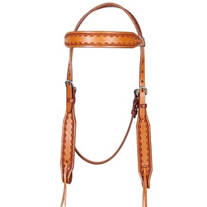 Ensemble Western show Headstall et collier de poitrine Premium Cowhide léger Trending designs saisonnier cheval équipement tack - Product Image 6