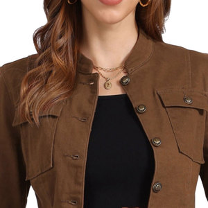 Nueva moda, precio barato, chaquetas de mezclilla para mujer, venta directa de fábrica, mejor precio, chaquetas de mezclilla para mujer a la venta hechas en Pakistán - Product Image 5