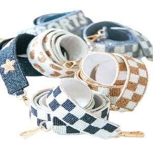 Seed beads <b>boho</b> style beaded embroidery shoulder bag strap Seed beads traditional embroidery handcrafted fashion bag strap - Product Image 5