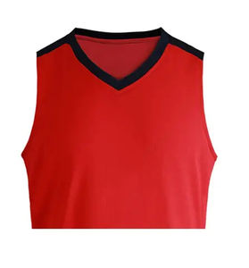 Uniformes de basket-ball personnalisés pour adultes, sérigraphie, réversible, sans manches, séchage rapide, léger, respirant, kit d'entraînement 100% - Product Image 4