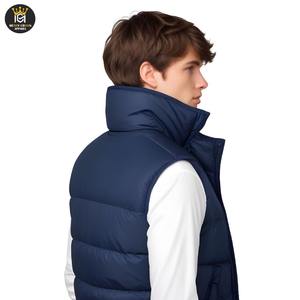 เสื้อกั๊กขนเป็ดแขนกุดสำหรับผู้ชายแจ็คเก็ตฤดูหนาว - Product Image 5