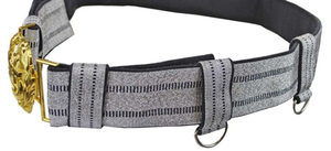 Cinturón Ceremonial de Cuero OEM con Hebilla Metálica Plateada, Calidad Premium, Hecho a Mano, Color Personalizable, Logotipo Personalizado, Talla a Medida - Product Image 2