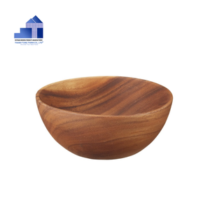Meilleure vente bols en bois d'acacia naturel bols à salade en bois pour la cuisine du Vietnam fabricant du Vietnam pour les grossistes - Product Image 6