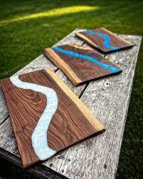 Vente chaude Nouveau Design Haute Qualité Bois D'olivier Épissage Résine Planche À Découper Charcuterie Olive Service Bois Planche À Fromage - Product Image 4