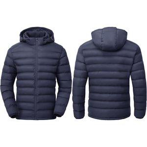 Chaqueta acolchada con logotipo personalizado impreso al por mayor, con servicio de alta calidad OEM Chaqueta ligera, chaqueta exterior MOQ bajo - Product Image 1