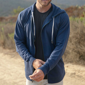 Personnalisé 100% Coton pour Logo Oversize Zipper up Hoodies Distressed Broderie Patch Heavyweight Hoodie pour Femmes - Product Image 2