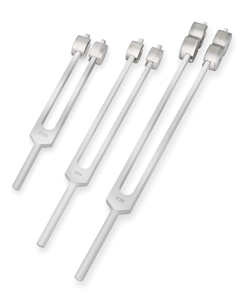 Juego de diapasones de 32, 64 y 128 Hz para curación con bolsa, curación de sonido con diapasones ponderados, instrumentos musicales - Product Image 6