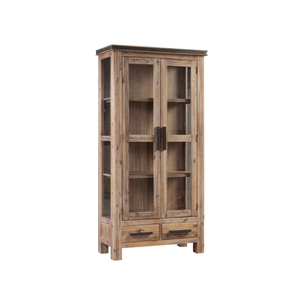 Unidad de exhibición de madera maciza de Acacia/roble/Pino, gabinete de sala de estar de la más alta calidad, muebles de sala de estar de madera de la marca ATLAS - Product Image 1