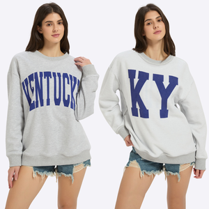 Women's Polyester/Cotton Fleece Embroidered <b>Turtleneck</b> Full Sleeves Lightweight Pullover Sweatshirt Custom Logo Winter - Product Image 1