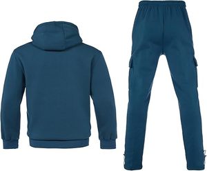 Ensemble de survêtement pour homme, 2 pièces, sweat-shirt à capuche athlétique, ensemble de jogging avec poches - Product Image 5