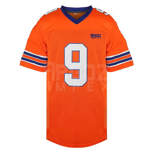 Camiseta de Fútbol Americano de Alta Calidad, Manga Corta, Talla Grande, Secado Rápido, Transpirable, Unisex, Precio al por Mayor - Product Image 1