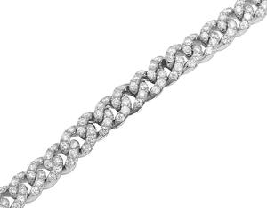 Chaîne à maillons cubains en argent personnalisé en argent sterling S925 VVS Clarity Moissanite Diamond Iced Out Necklace For Reppers - Product Image 5