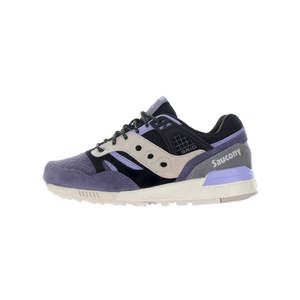 รองเท้า Saucony X SneakerFreaker Grid SD Kushwacker สีม่วง/น้ำตาล สำหรับออกกำลังกายและเดิน - Product Image 1