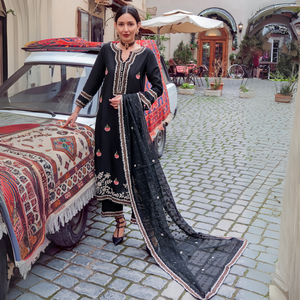 Style indien pakistanais décontracté Salwar Kameez robe de soirée pakistanaise prêt à l'emploi dames coton costume cousu élégant femme robes - Product Image 1