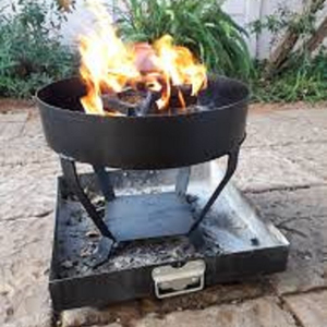 Brasero de Metal de Diseño Moderno, Brasero de Acero para Exteriores, Calefactor de Patio, Jardín, Camping - Product Image 1