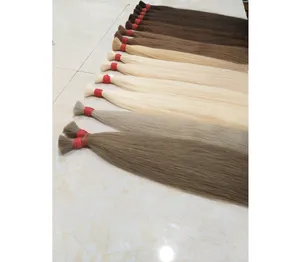 100% Unprocessed Vietnamese Virgin Hair Best Quality Bulk Hair No Tangled and Short Hair Contact us for Best Price