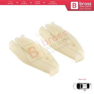 Clips de Reparación para el Regulador de la Ventanilla Trasera Izquierda BWR793 para Megane MK1, New Beetle 1Y7, 206 2D, 2 Puertas, CC, Coupé, Cabrio - Product Image 4