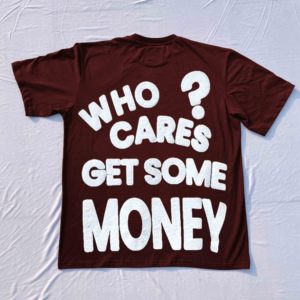 Camiseta de Hombre 100% Algodón, Talla Grande, Corte Holgado, Diseño Liso, Estilo Hip Hop, Logotipo Frontal, Cuello Redondo, Secado Rápido, Transpirable, Anti-Pilling - Product Image 2