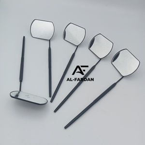 Professionnel Grand Carré Noir Mat Extension De Cils Miroir Poignée En Gros Logo Personnalisé En Acier Inoxydable Cils Artistes Outil - Product Image 2