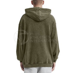Sudaderas duraderas con capucha de lavado ácido para hombre, Sudadera con capucha de mezcla de algodón para moda callejera informal, sudaderas con capucha de lavado ácido para hombre - Product Image 5