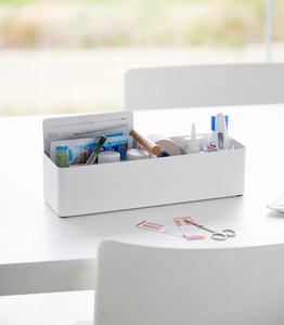 Boîte de rangement multifonctionnelle <span class=keywords><strong>en</strong></span> métal à prix d'usine, boîte de rangement de bureau, boîte de premiers soins, boîte de rangement mince avec poignée <span class=keywords><strong>en</strong></span> <span class=keywords><strong>bois</strong></span> - Product Image 6