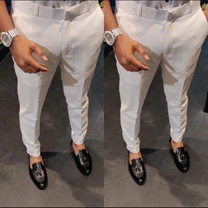 Pantalon formel pour homme, coupe droite moderne, taille mi-haute, taille et couleur personnalisées, nylon, fabrication artisanale, meilleure qualité, Inde - Product Image 3