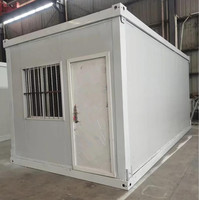 Maison en conteneur en acier avec toilettes, matériau en panneaux sandwich pour appartement, hôtel, villa extérieure, parc et magasin, utilisation en salle de bain