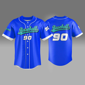 Maillot de baseball personnalisé pour hommes Meilleure qualité Impression numérique Logo et numéro par sublimation Vêtements de sport de qualité supérieure - Product Image 4