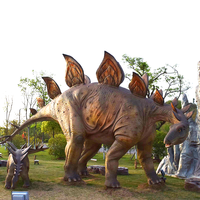 Modèle de dinosaure animatronique électrique simulé et animé pour parc d'attractions