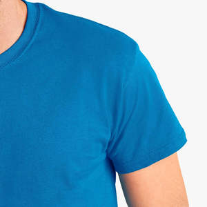 Camiseta Deportiva para Hombre de Secado Rápido, Ecológica, Transpirable, de Poliéster/Algodón, Sublimable, con Logotipo Personalizado - Product Image 4