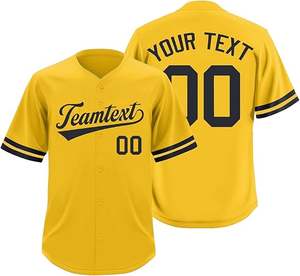 Camisetas de béisbol transpirables cómodas personalizadas Juego de Nombres y Números personalizados para equipos deportivos Fans Ligas - Product Image 5