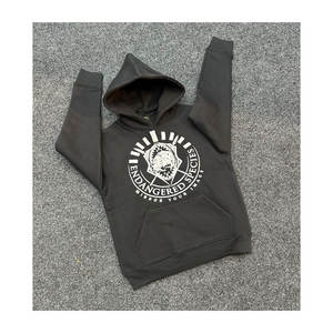 Sweat à capuche à impression bouffante avec logo personnalisé best-seller Fabricants de vêtements Streetwear Sweats à capuche à impression bouffante en coton polaire pour hommes - Product Image 1