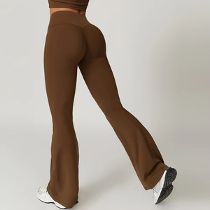 Leggings de yoga sin costuras para mujer Pantalones de gimnasio elásticos de cintura alta - Product Image 5