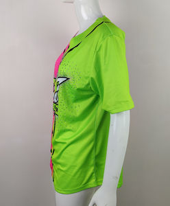 2025 nouveau maillot de Baseball en strass de sublimation dégradé personnalisé en gros - Product Image 4