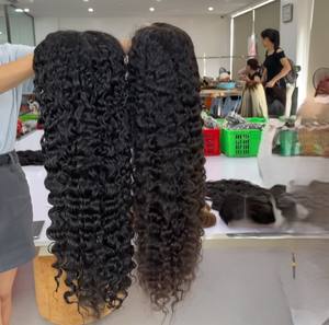 Produits les plus vendus 2024 perruques birmanes bouclées couleur naturelle belles perruques pour les femmes noires longue longueur - Product Image 5