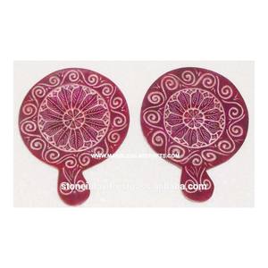 Porta Incienso de Piedra Jabonosa Pura, Hecho a Mano, Diseño Único, Redondo, Colorido, Tallado a Mano, para Decoración - Product Image 1