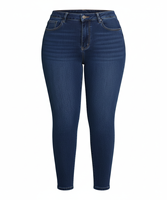 Salopette en jean stretch taille haute pour femme, effet push-up, ultra douce, séchage rapide, imperméable, respirante, style vintage