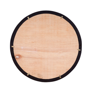 Miroir rond moderne avec cadre en teck massif, élégance naturelle pour décoration murale, tout espace - Product Image 6