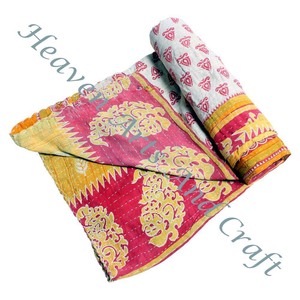<b>Kantha</b> <b>Quilt</b> Gudari <b>Kantha</b> <b>Quilt</b> Gudari Hot Selling Wholesale Gold Supplier GD2048 Handmade <b>Kantha</b> <b>Quilt</b> Cotton Printed Indian - Product Image 6