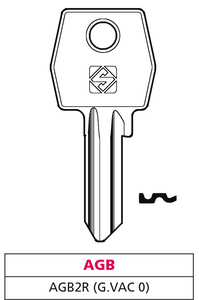 Chiave in Ottone Agb2r (g. Vac 0) Agb - Product Image 1