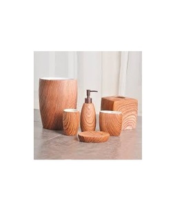 Ensemble de salle de bain en bois pour hôtel à domicile accessoires de salle de bain et utilisation à la main pour personnaliser la taille avec produit de vente - Product Image 3