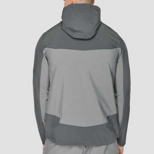 Vestes coupe-vent de haute qualité, imperméables et légères pour hommes, avec capuche réglable et poignets en forme de capuche et logo personnalisé - Product Image 2