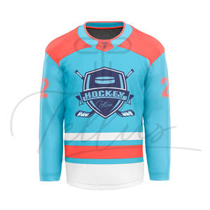 Jersey de Hockey sobre Hielo Personalizado de Alta Calidad para Hombre con Impresión Profesional, 100% Poliéster Transpirable de Secado Rápido, Logotipo Frontal - Product Image 1