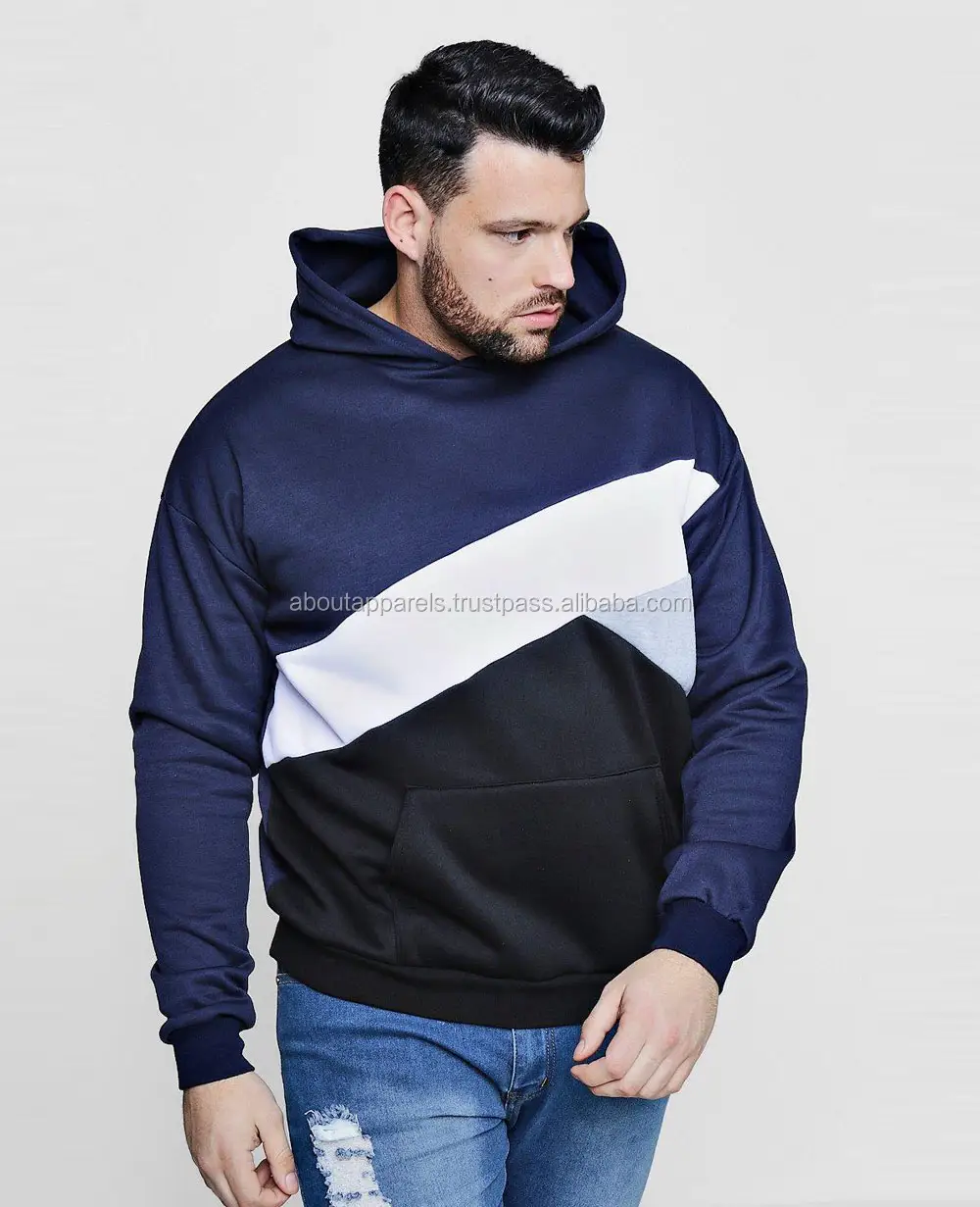 Hochwertige OEM Service dunkelgrüne Männer benutzer definierte Pullover CVC Fleece Hoodies Sweatshirts